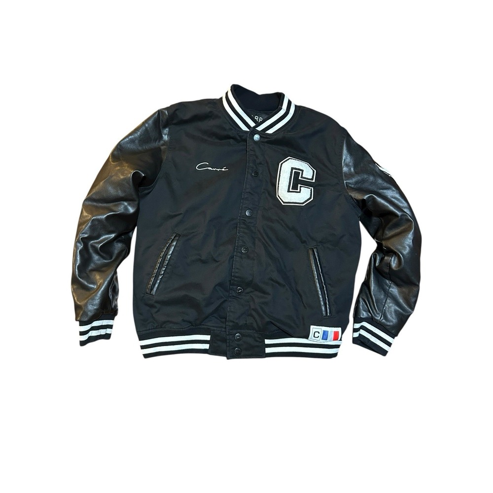 Carre MVP Varsity Jacket Men's Size XL Black FLAW